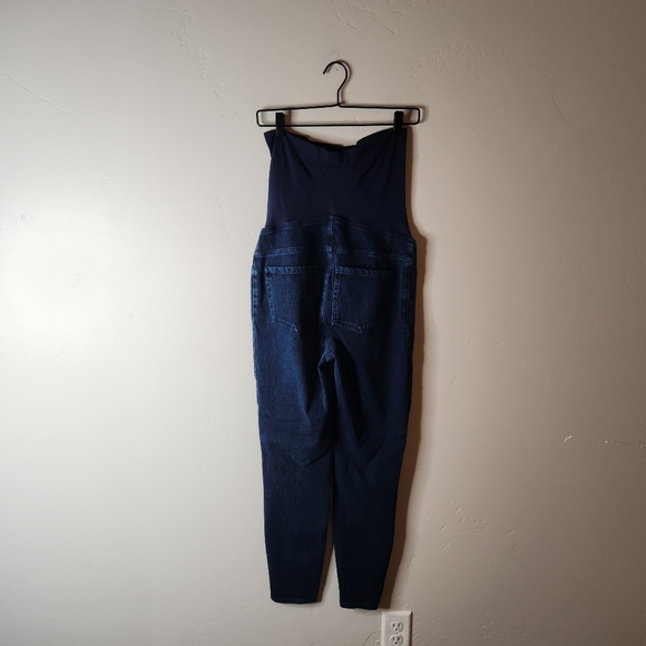 SPANX Maternity Mama Jean-Ish Ankle Jeggings In Twilight Rinse Size Large - Picture 4 of 7